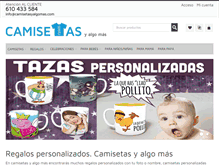 Tablet Screenshot of camisetasyalgomas.com